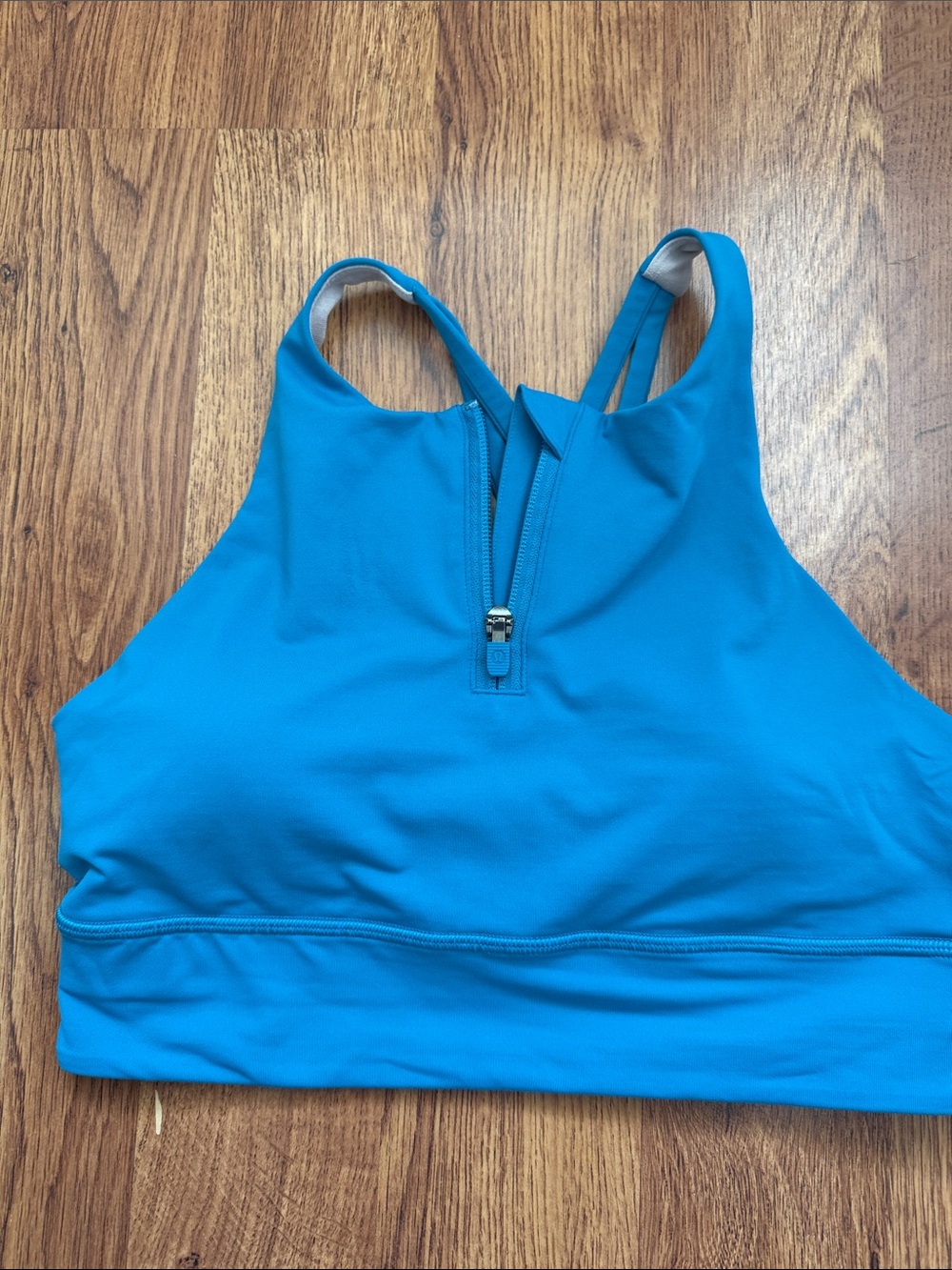 Lululemon High Neck Longline Energy Bra with Front Zipper Size 8